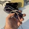 Branded Sunglasses 23066_gold_blackshaded (With Original Kit)